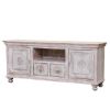 Picture of Titonka Rococo Inspired Reclaimed Wood 2 Drawer TV Media Stand Cabinet