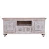 Picture of Titonka Rococo Inspired Reclaimed Wood 2 Drawer TV Media Stand Cabinet