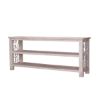 Picture of Voorhees Reclaimed Wood Open Shelve 2 Tier Rustic TV Stand