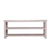 Picture of Voorhees Reclaimed Wood Open Shelve 2 Tier Rustic TV Stand