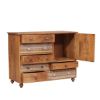 Picture of Hamlin Artistic Asymmetrical Reclaimed Wood 7 Drawer Rustic Dresser