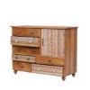 Picture of Hamlin Artistic Asymmetrical Reclaimed Wood 7 Drawer Rustic Dresser