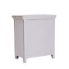 Picture of Leigh Distressed Reclaimed Wood White Bedroom Dresser With 4 Drawers