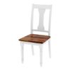 Picture of Proberta Two Tone Solid Wood Farmhouse Dining Table Set