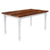 Picture of Proberta Two Tone Solid Wood Rustic Dining Table