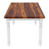 Picture of Proberta Two Tone Solid Wood Rustic Dining Table