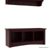 Picture of Westhope 48 inch Solid Wood Entryway Hall Tree with Coat Rack & Bench 