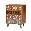 Picture of Alaina Rustic Reclaimed Wood 4 Drawer End Table