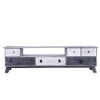Picture of Arona Rustic Reclaimed Wood 6 Drawer Media Console Cabinet