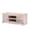 Picture of Mesick White Wash Reclaimed Wood TV Stand Media Console