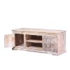 Picture of Mesick White Wash Reclaimed Wood TV Stand Media Console