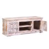 Picture of Mesick White Wash Reclaimed Wood TV Stand Media Console