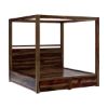 Picture of Farson Contemporary Solid Wood 4 Piece Canopy Bedroom Set