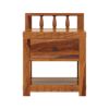 Picture of Laspor Rustic Solid Wood 1 Drawer Nightstand