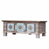 Picture of Worley Reclaimed Wood Brass Accent Traditional Rustic Storage Trunk