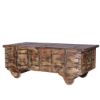 Picture of Talence Reclaimed Wood Hand Carved Antique Coffee Table Trunk