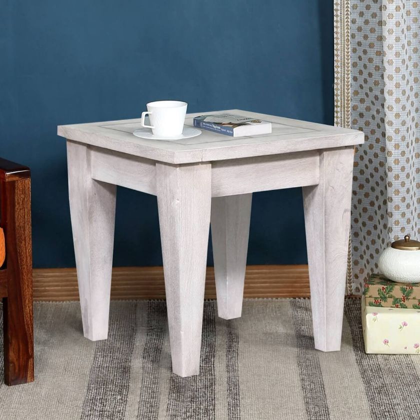 Picture of Parma Farmhouse Style Reclaimed Wood Rustic End Table
