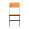 Picture of Karval Rustic Solid Wood Industrial Dining Chair