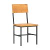 Picture of Karval Rustic Solid Wood Industrial Dining Chair
