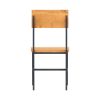 Picture of Karval Rustic Solid Wood Industrial Dining Chair