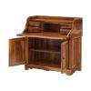 Picture of Canistota Rustic Solid Wood Drop Front Home Office Secretary Desk