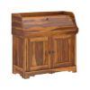 Picture of Canistota Rustic Solid Wood Drop Front Home Office Secretary Desk