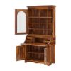 Picture of Canistota Tall Drop Front Home Office Secretary Desk With Hutch