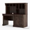 Picture of Perrinton Rustic Solid Wood Home Office Computer Desk With Hutch