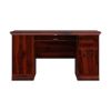 Picture of Brooten Rustic Solid Wood Home Office Computer Desk with Keyboard Tray