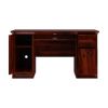 Picture of Brooten Rustic Solid Wood Home Office Computer Desk with Keyboard Tray