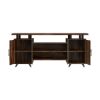 Picture of Hondah Solid Wood 70 Inch Modern Dual Sided Storage Executive Desk 