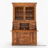 Picture of Weldona Solid Wood Secretary Desk with Hutch