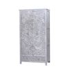 Picture of Tipton Hand Carved Solid Wood Rustic Grey Armoire
