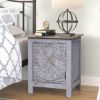 Picture of Hereford Reclaimed Wood Handcarved Nightstand