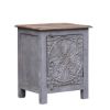 Picture of Hereford Reclaimed Wood Handcarved Nightstand