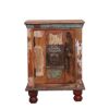 Picture of Boynton Handcrafted Buddha Brass Inlay Door Reclaimed Wood Nightstand