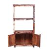 Picture of Hartford Reclaimed Wood Bookcase with File Cabinet At Bottom
