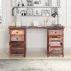Picture of Ojai Rustic Reclaimed Wood Writing Desk with Drawers
