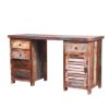 Picture of Ojai Rustic Reclaimed Wood Writing Desk with Drawers