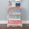 Picture of Alamance Handcrafted Reclaimed Wood 3 Drawer Nightstand