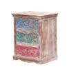 Picture of Alamance Handcrafted Reclaimed Wood 3 Drawer Nightstand