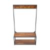 Picture of Kelso Solid Wood Open Back Industrial Entryway Hall Tree Bench