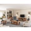 Picture of Britain Handcrafted Rustic Teak Wood 5 Piece Living Room Set