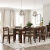 Picture of Modern Sierra Rustic Solid Wood Dining Table Set For 6