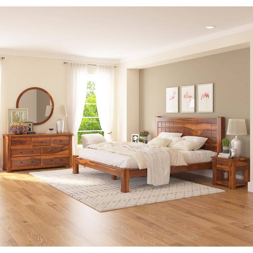 Picture of Laredo Solid Wood 4 Piece Bedroom Set