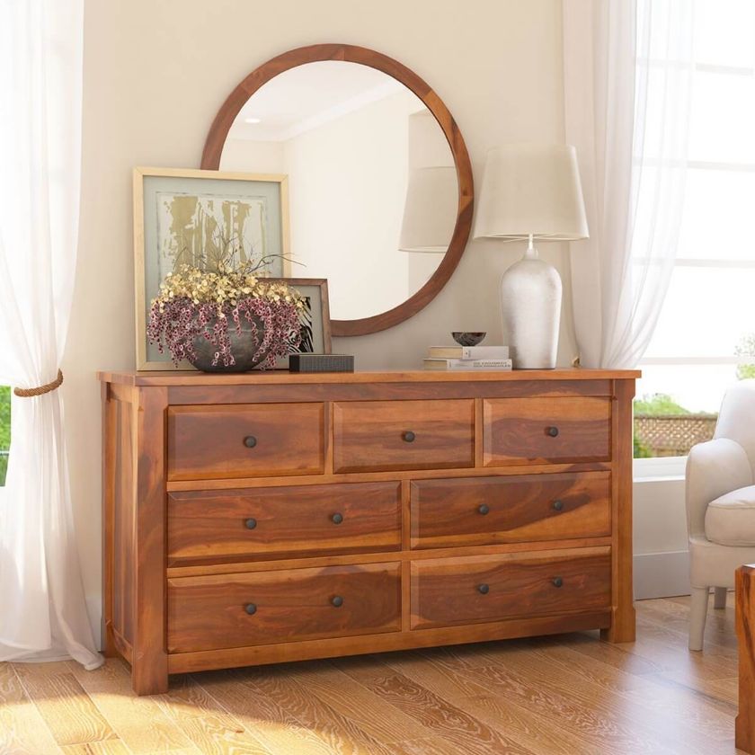 Picture of Laredo Solid Wood 7 Drawer Dresser