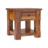 Picture of Laredo Two Tier Solid Wood Nightstand With Drawer