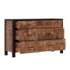 Picture of New Orleans Rustic Solid Mango Wood 6 Drawer Double Dresser