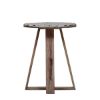 Picture of Morocco Rustic Reclaimed Wood Round End Table