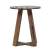 Picture of Morocco Rustic Reclaimed Wood Round End Table